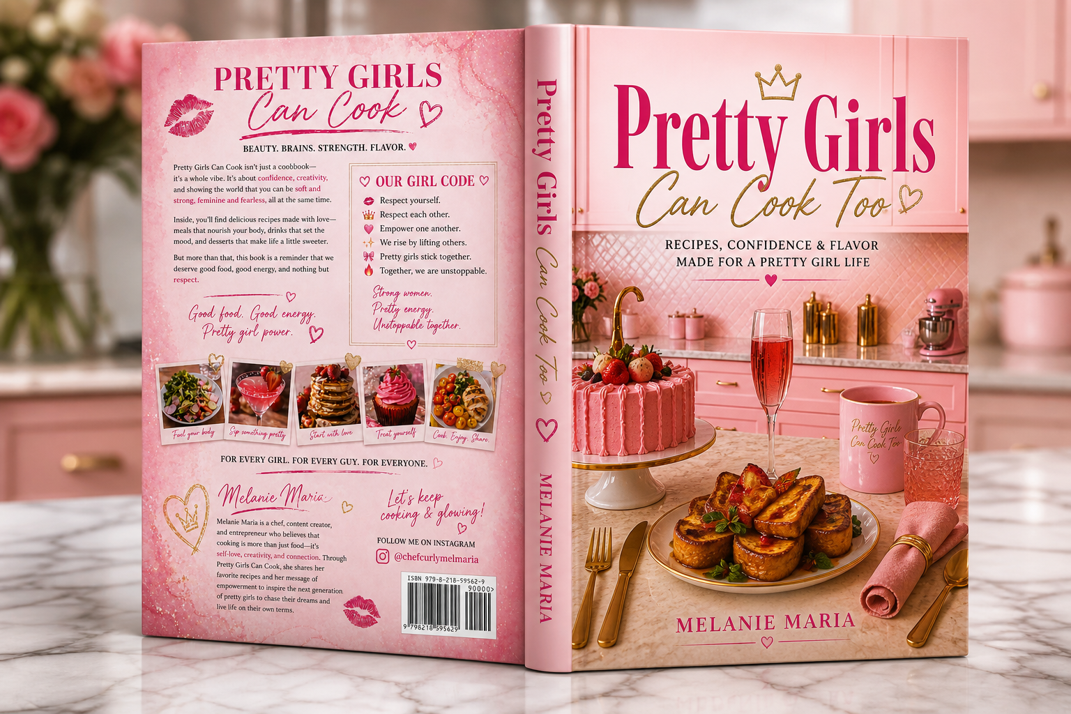 Pretty girls can cook too ! (Hardcover)